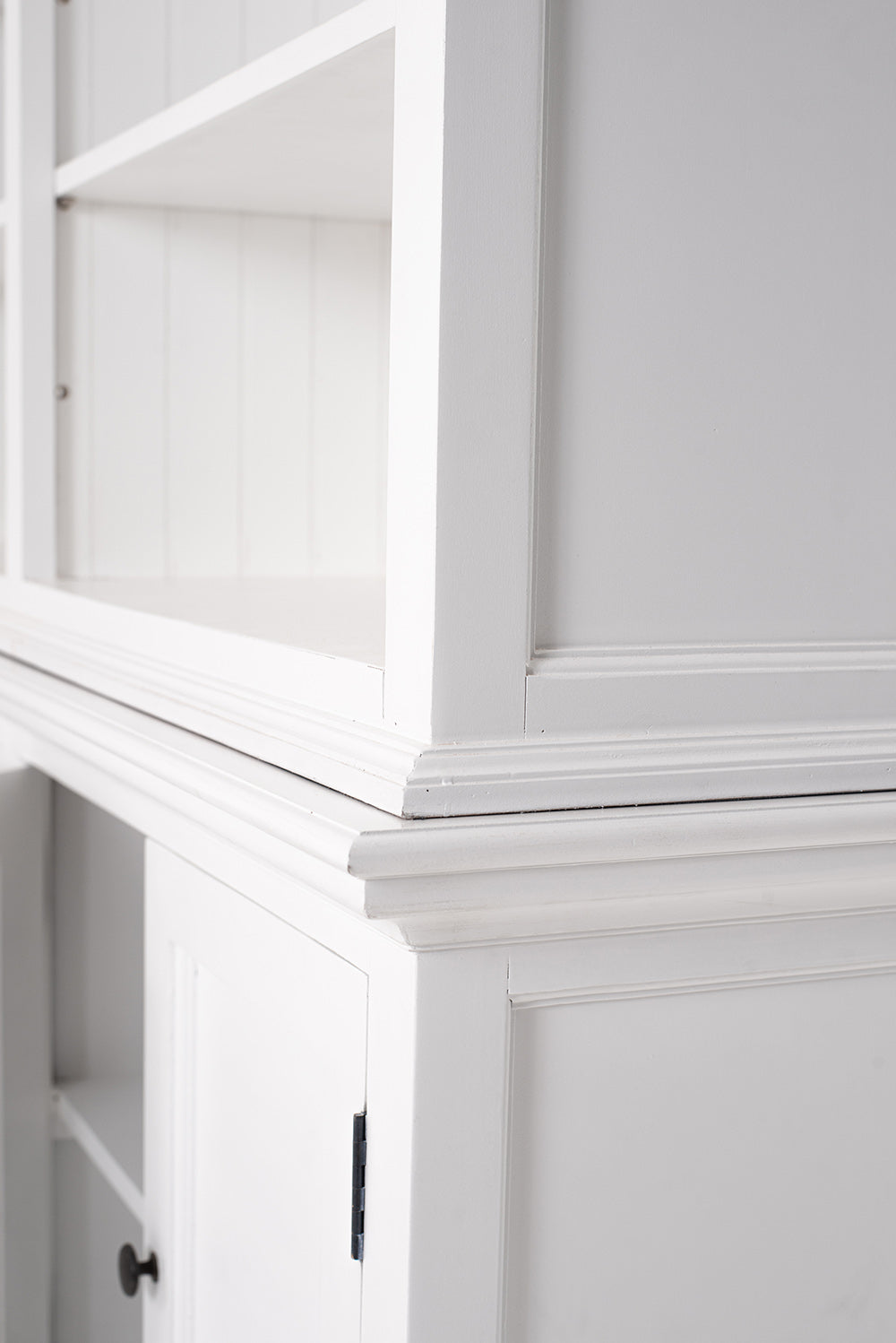 Halifax Large Hutch Bookcase - White