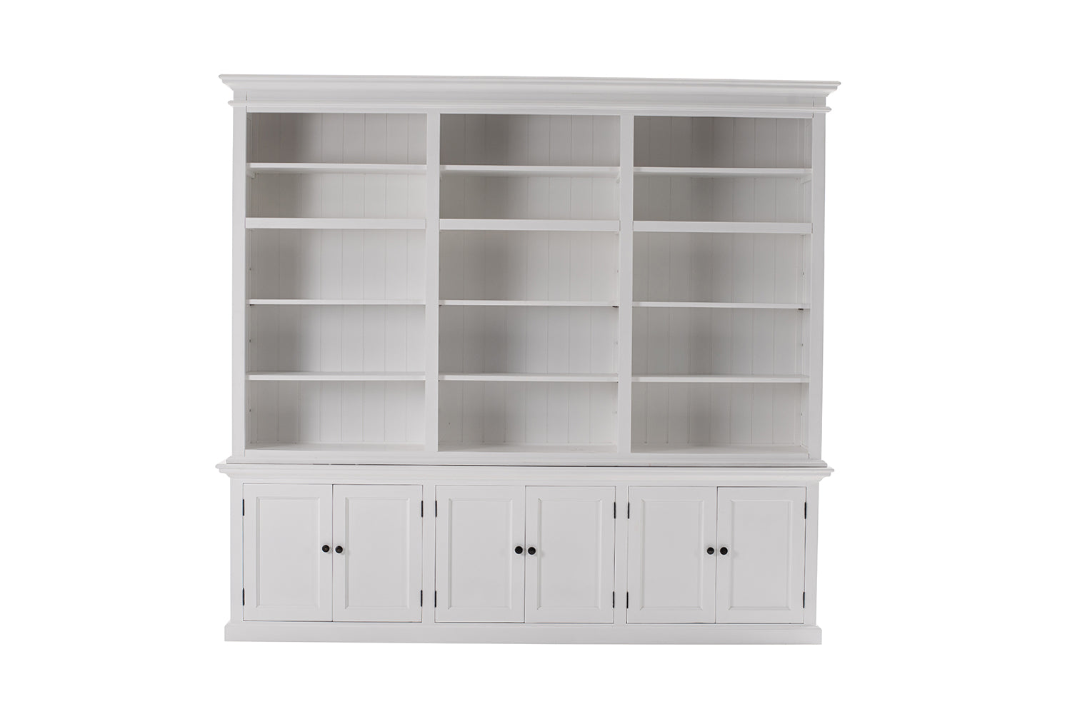 Halifax Large Hutch Bookcase - White
