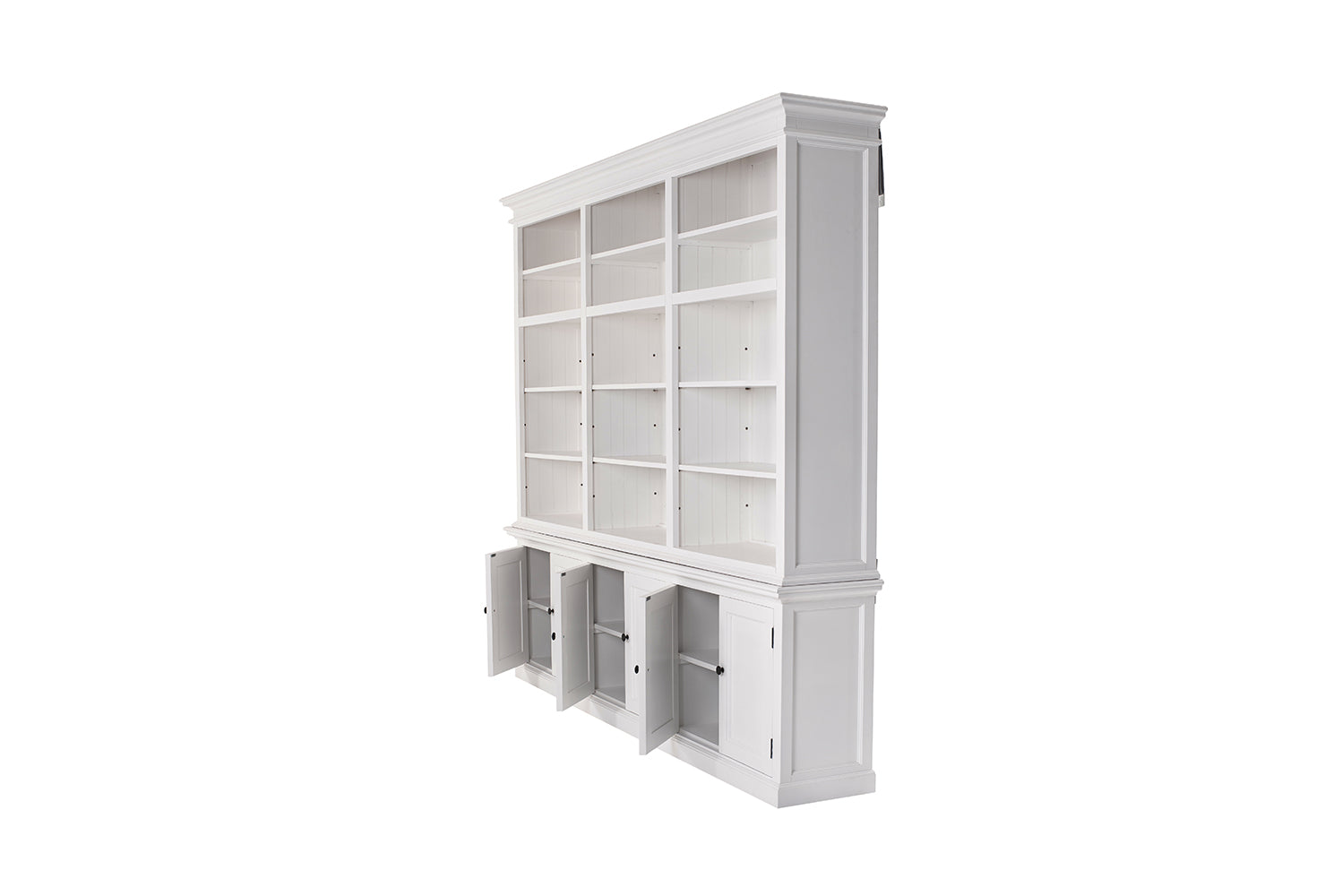 Halifax Large Hutch Bookcase - White