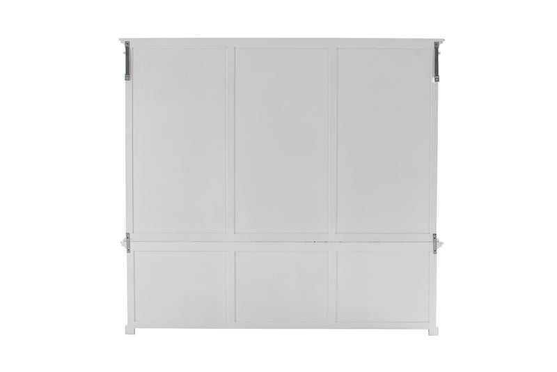 Halifax Large Hutch Bookcase - White