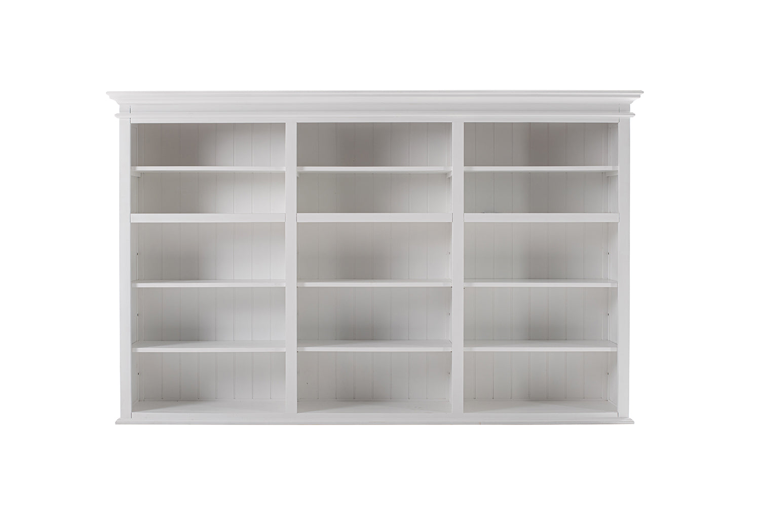 Halifax Large Hutch Bookcase - White