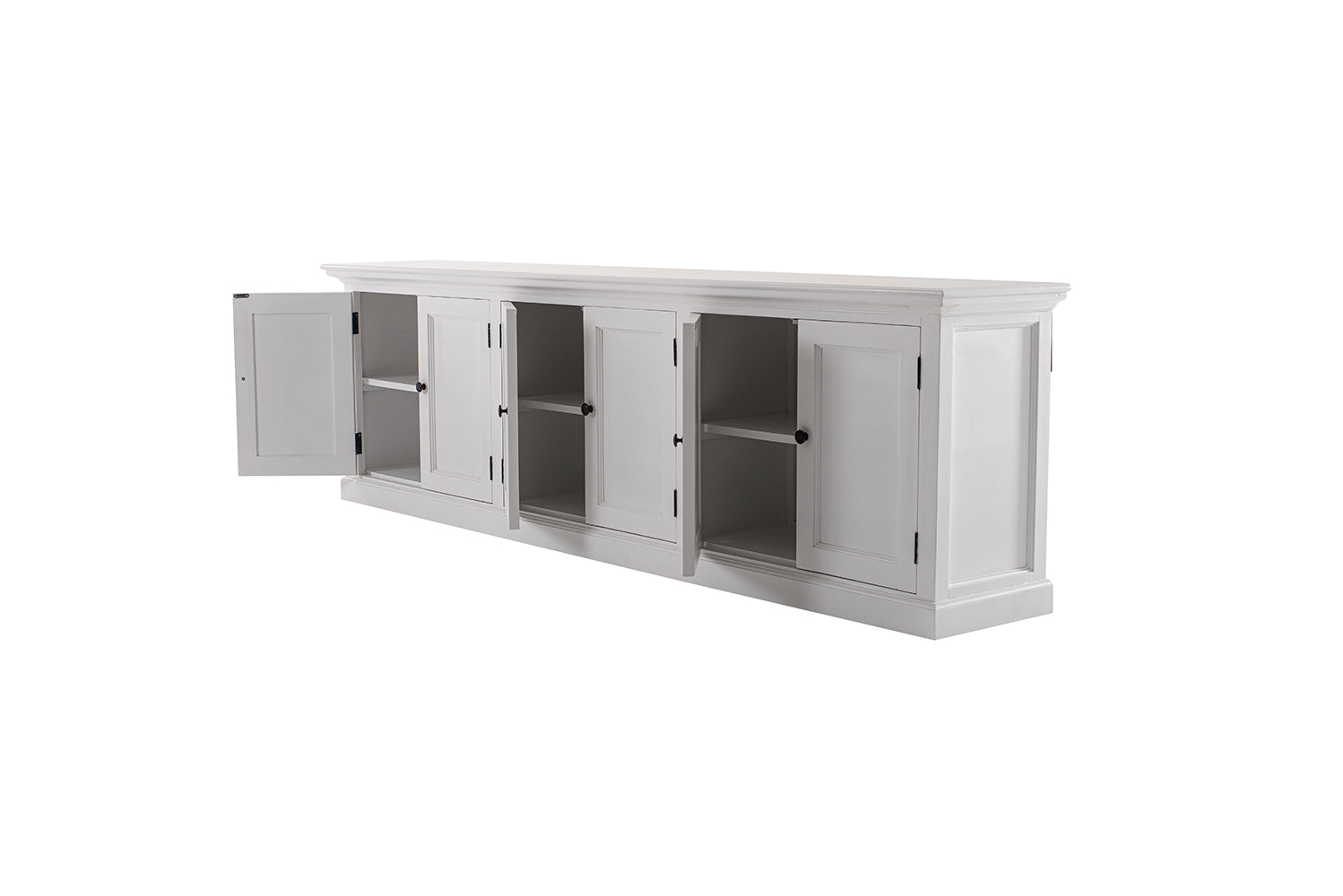 Halifax Large Hutch Bookcase - White