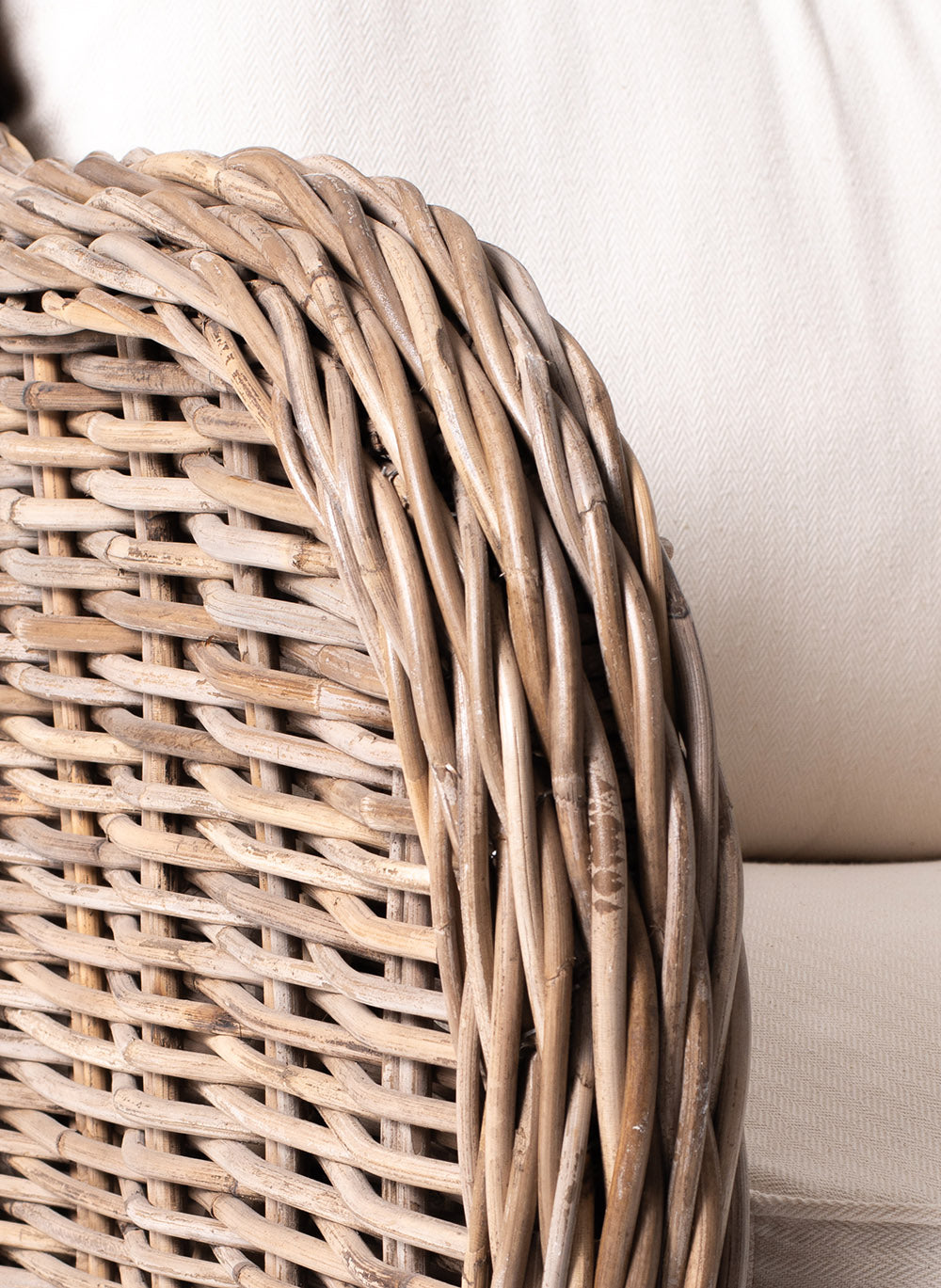 King Kubu Rattan Arm Chair With Cushion