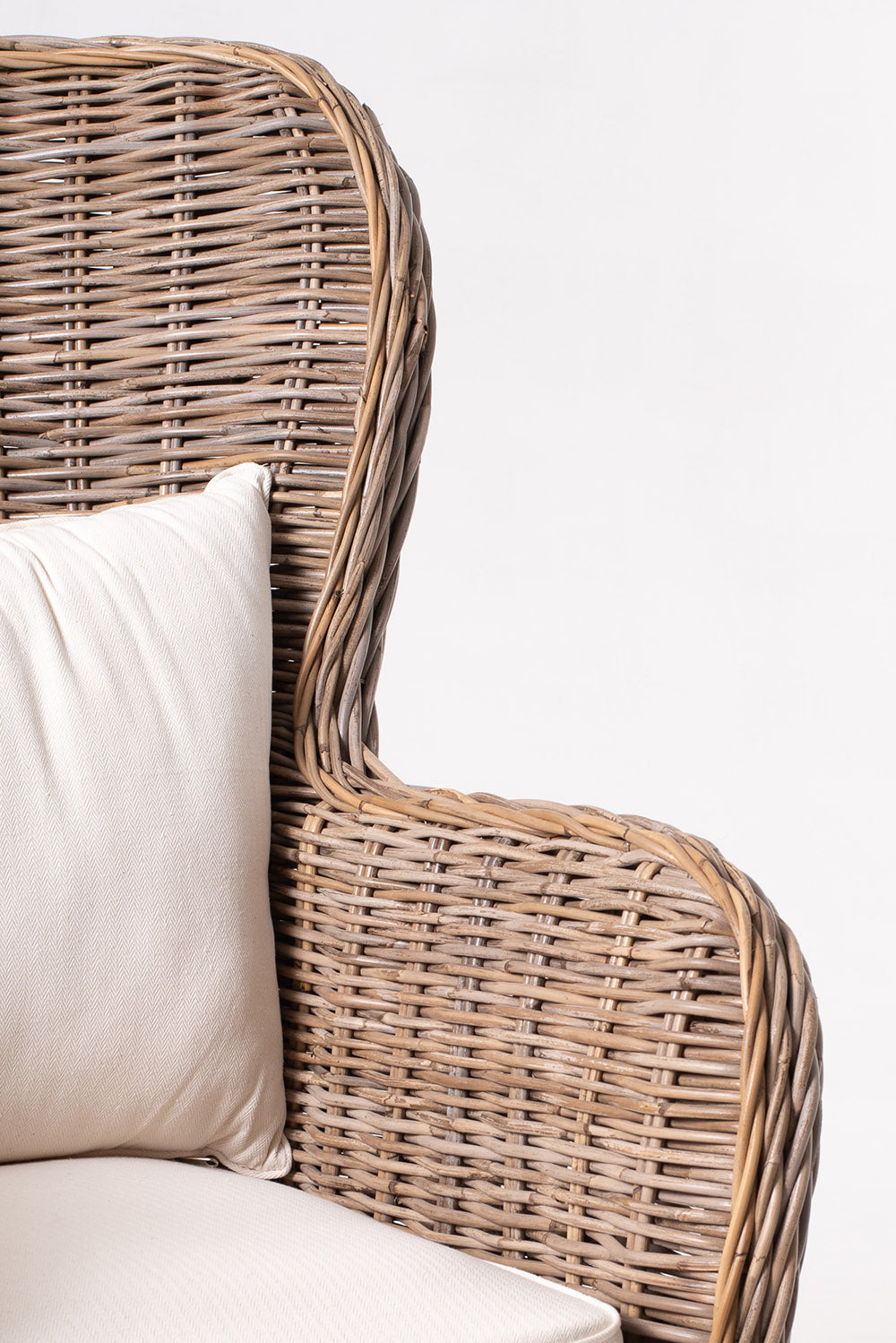 King Kubu Rattan Arm Chair With Cushion