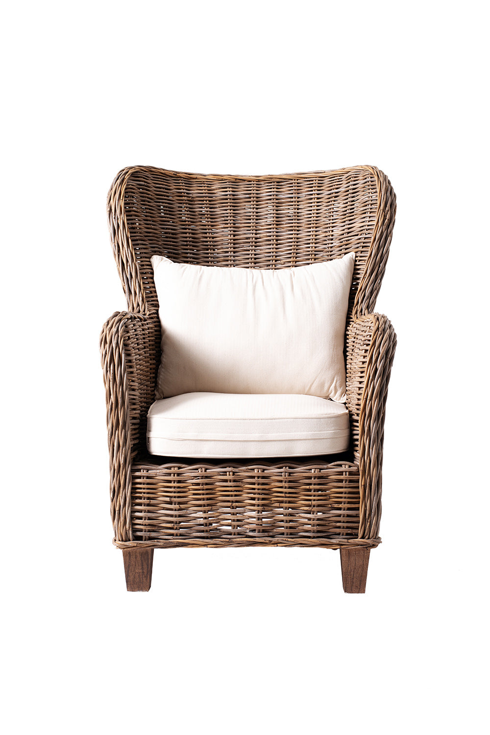 King Kubu Rattan Arm Chair With Cushion
