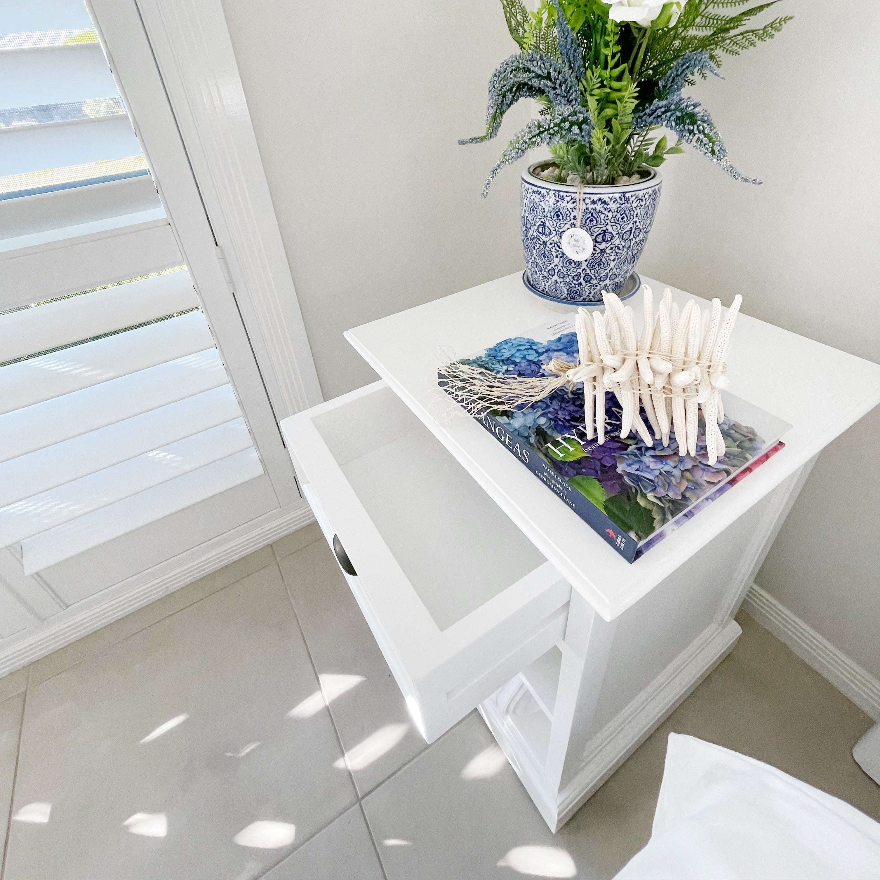 Halifax Side Table - White