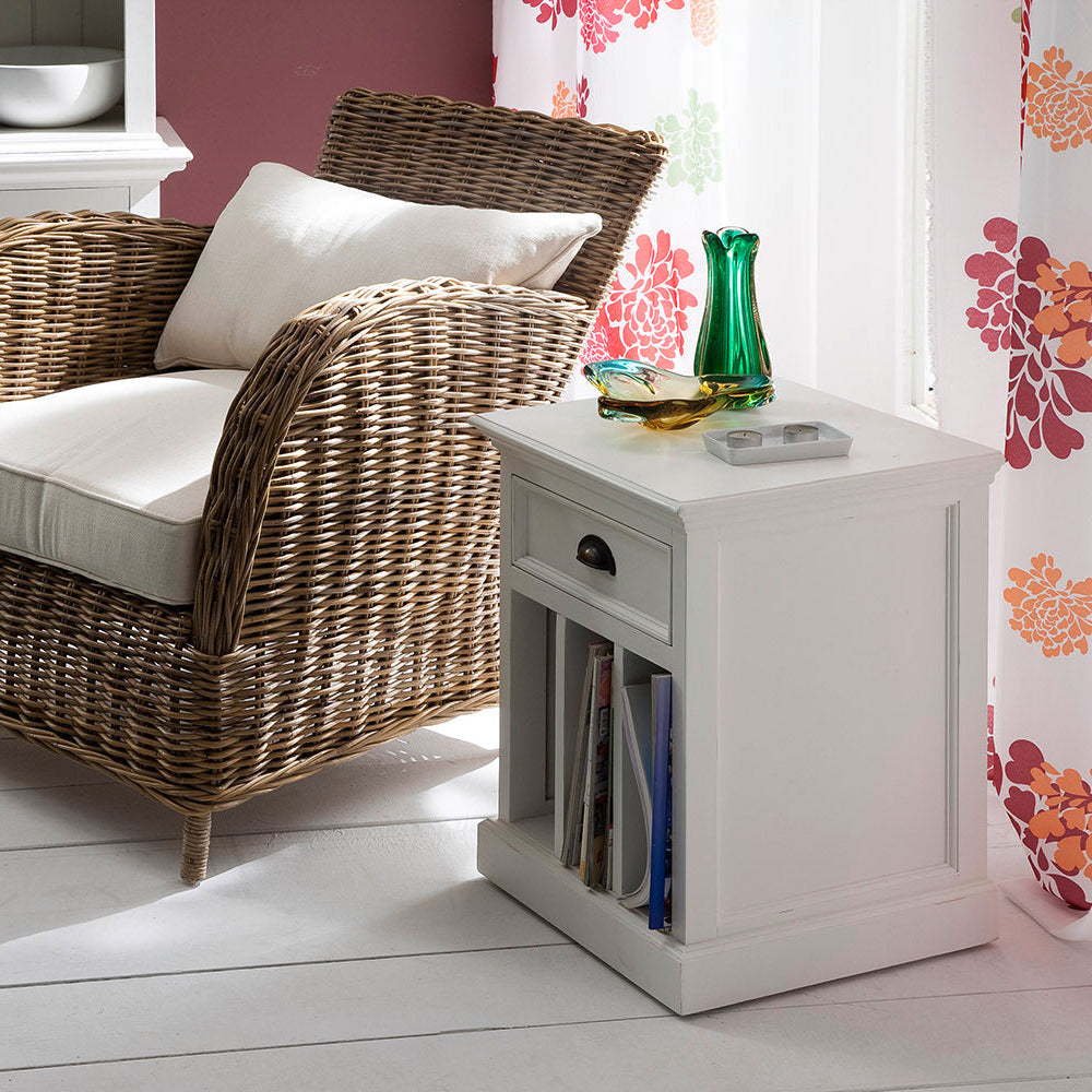 Halifax Side Table - White