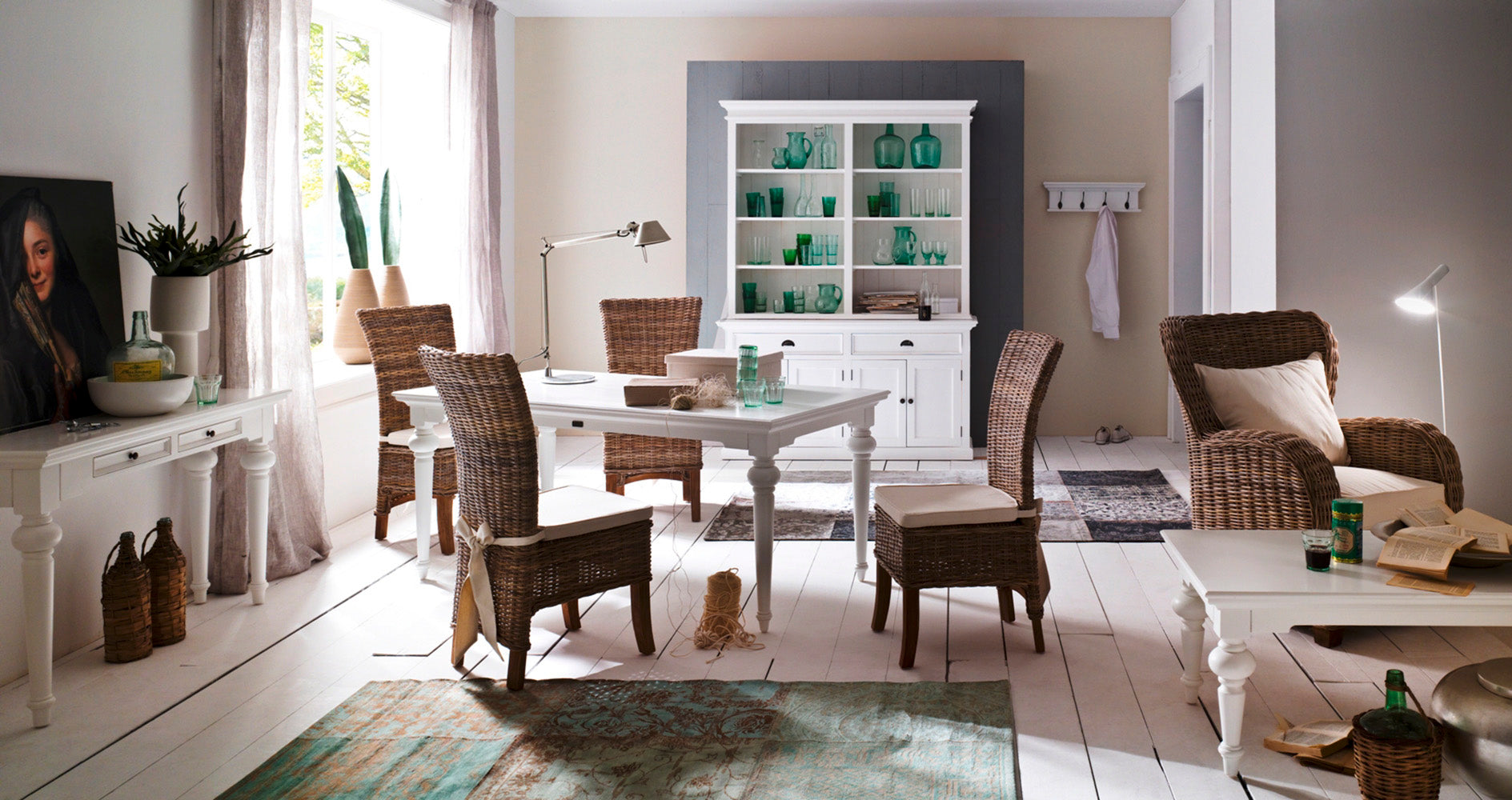 Provence Rectangle Coffee Table - White