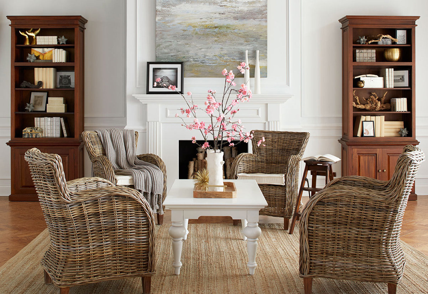 Provence Rectangle Coffee Table - White