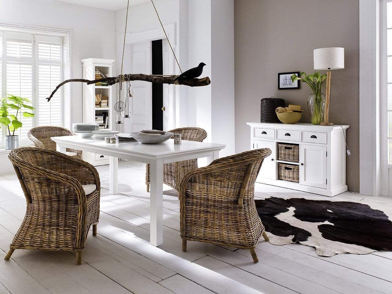 Bonsun Kubu Rattan Arm Chair (Set of 2)-Chair-Novasolo-I Wanna Go Home