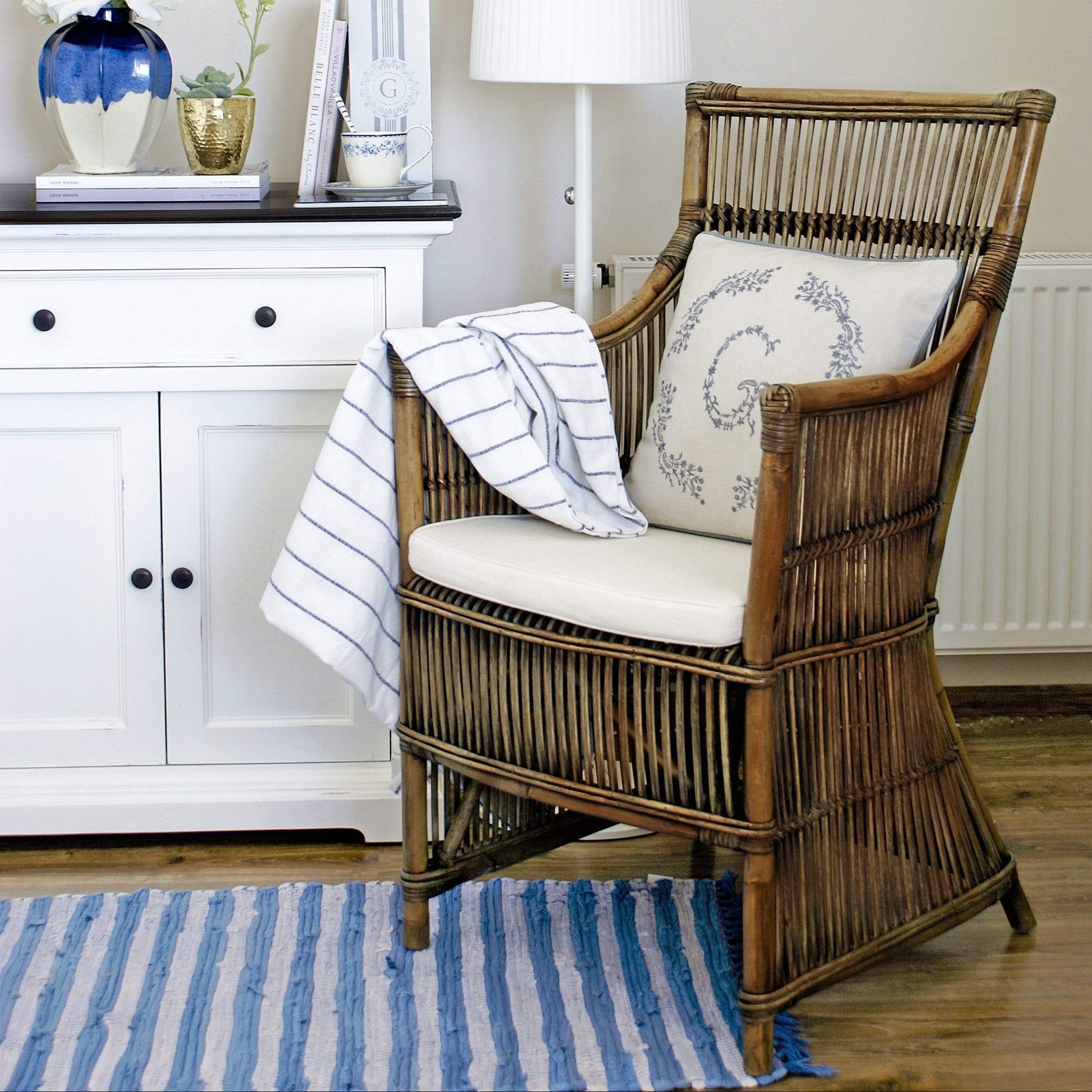 Duchess Kubu Rattan Arm Chair (Set of 2)-Chair-Novasolo-I Wanna Go Home