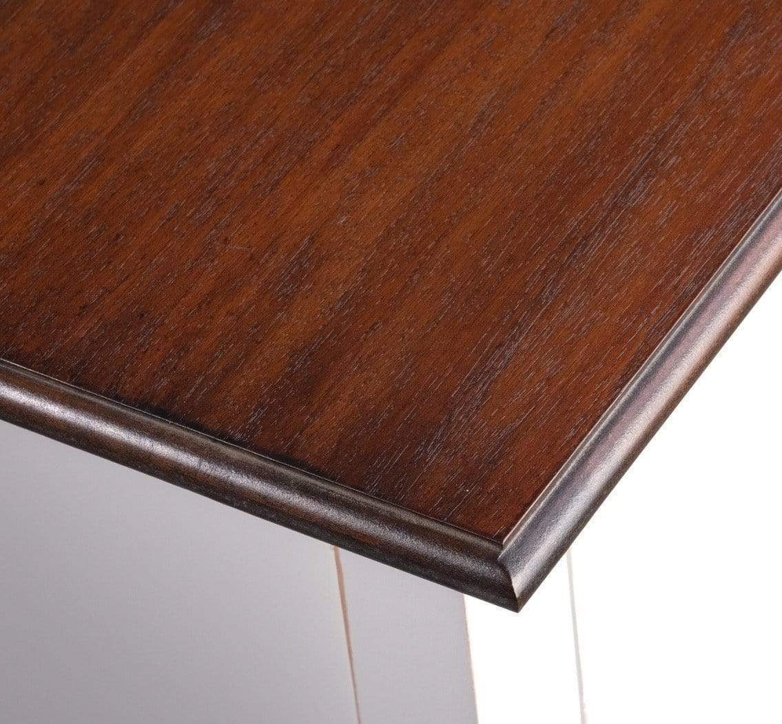 Halifax Accent Buffet - White with Brown Top-Buffet-Novasolo-I Wanna Go Home