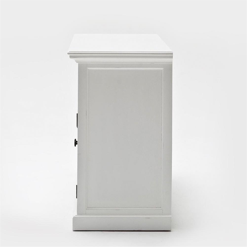 Halifax Buffet & Open Shelf Hutch - White-Hutch Cabinet-Novasolo-I Wanna Go Home