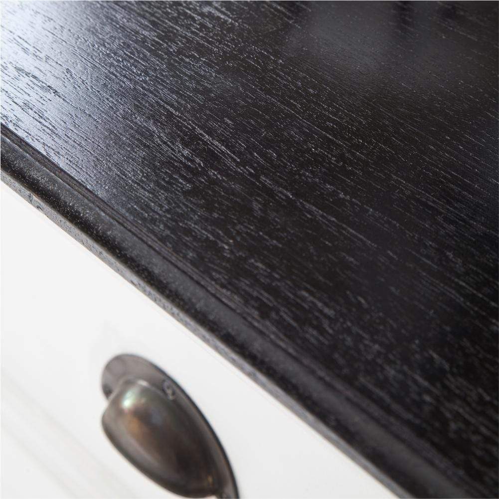 Halifax Contrast Buffet - White with Black Top-Buffet-by NovaSolo-I Wanna Go Home