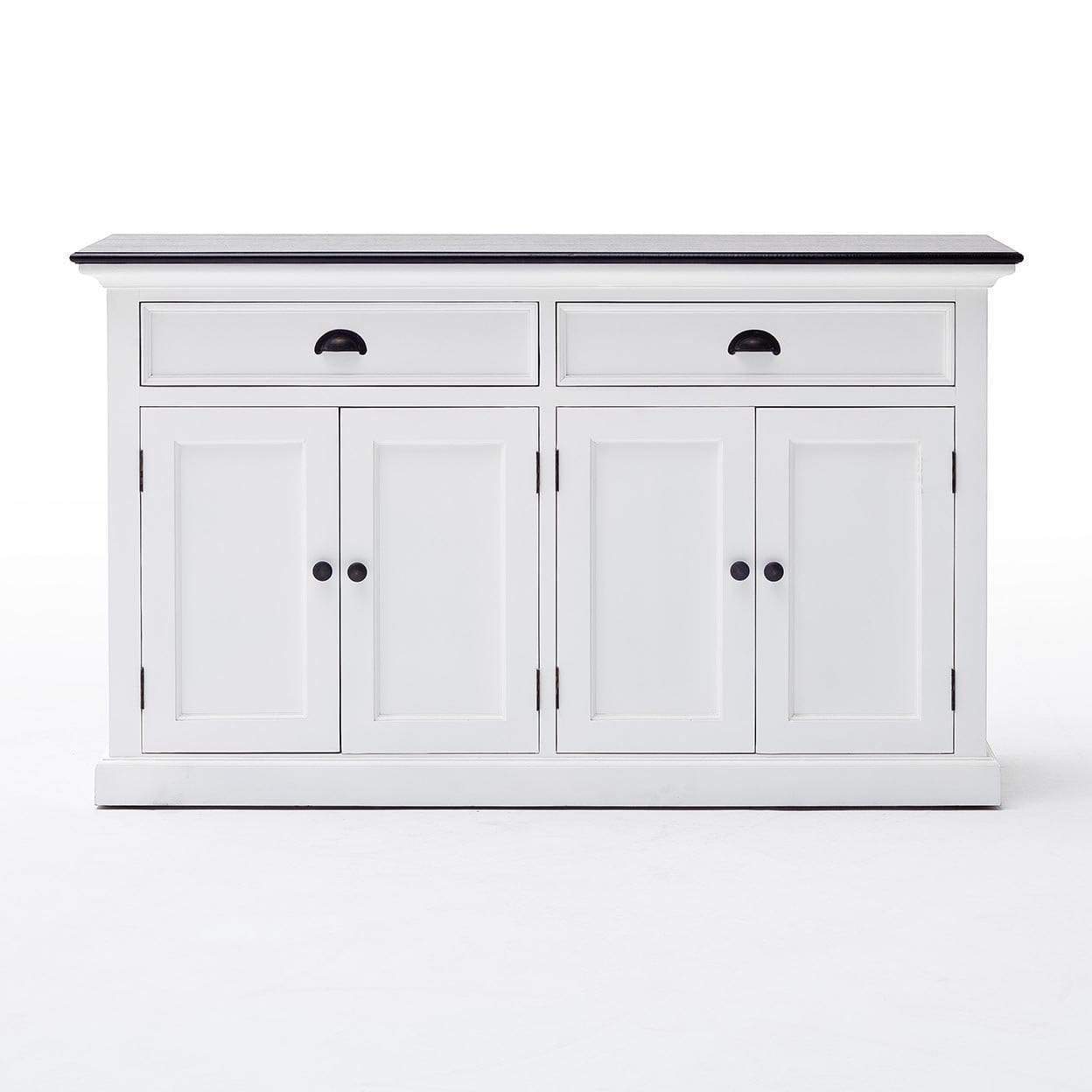 Halifax Contrast Buffet - White with Black Top-Buffet-by NovaSolo-I Wanna Go Home