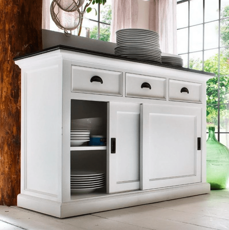 Small discount white buffet