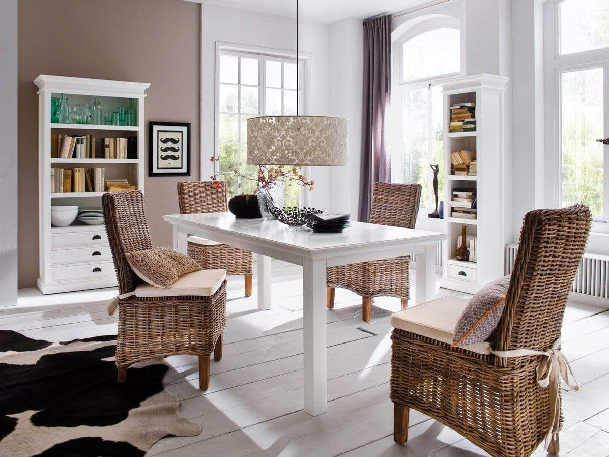 Halifax Dining Table 200 - White-Dining Table-Novasolo-I Wanna Go Home