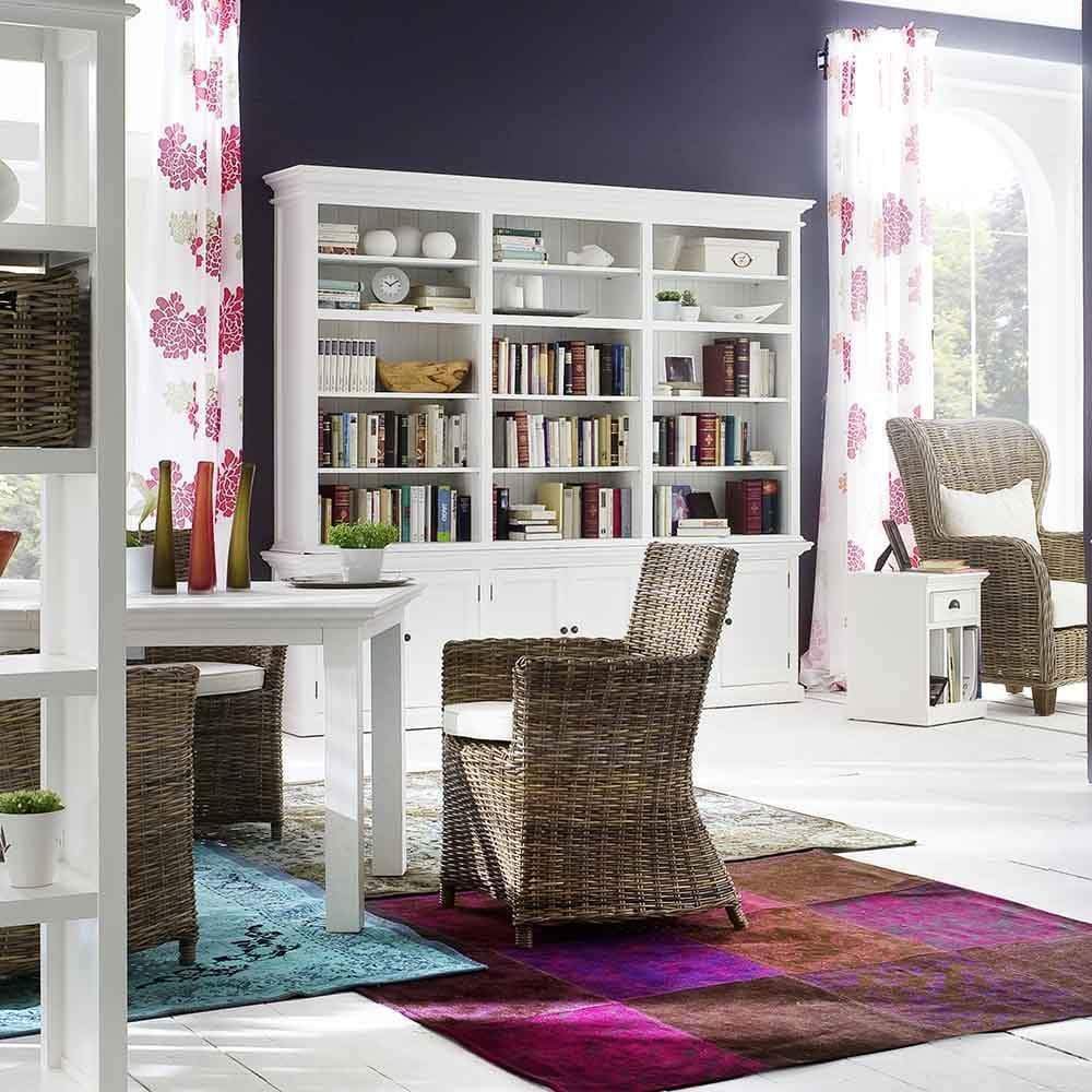 Halifax Large Hutch Bookcase - White-Hutch Cabinet-by NovaSolo-I Wanna Go Home