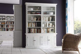 Halifax Medium Hutch Bookcase - White-Hutch Cabinet-by NovaSolo-I Wanna Go Home