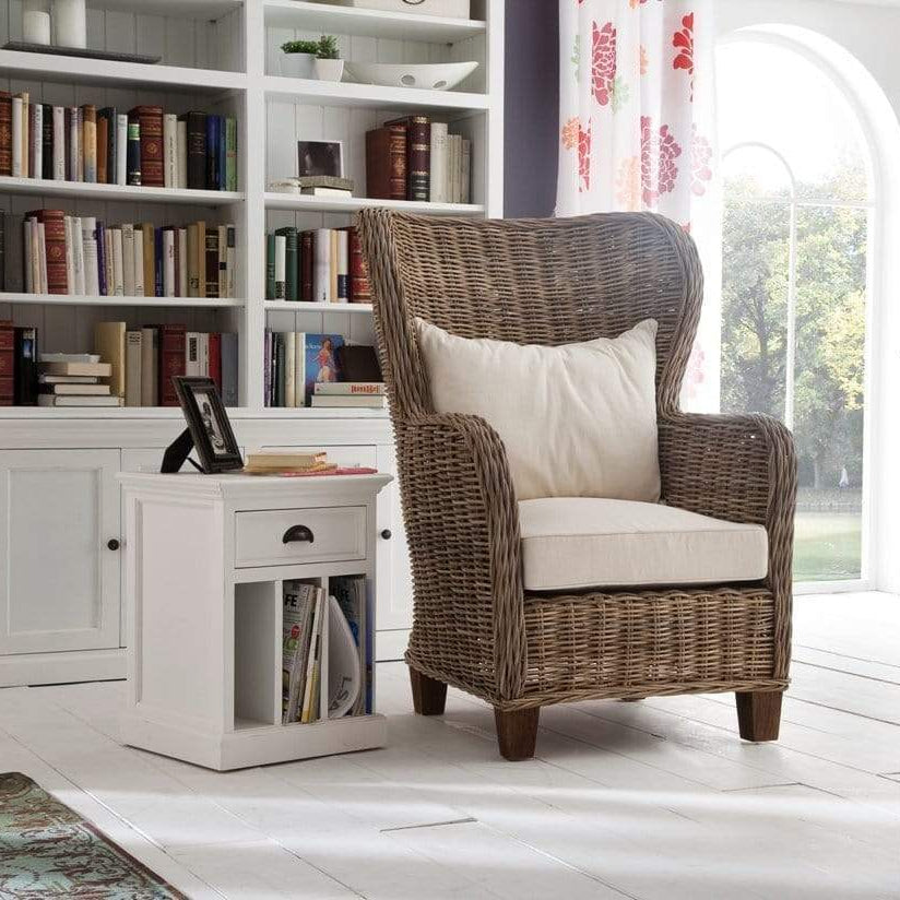 Halifax Side Table - White-Bedside Table-by NovaSolo-I Wanna Go Home
