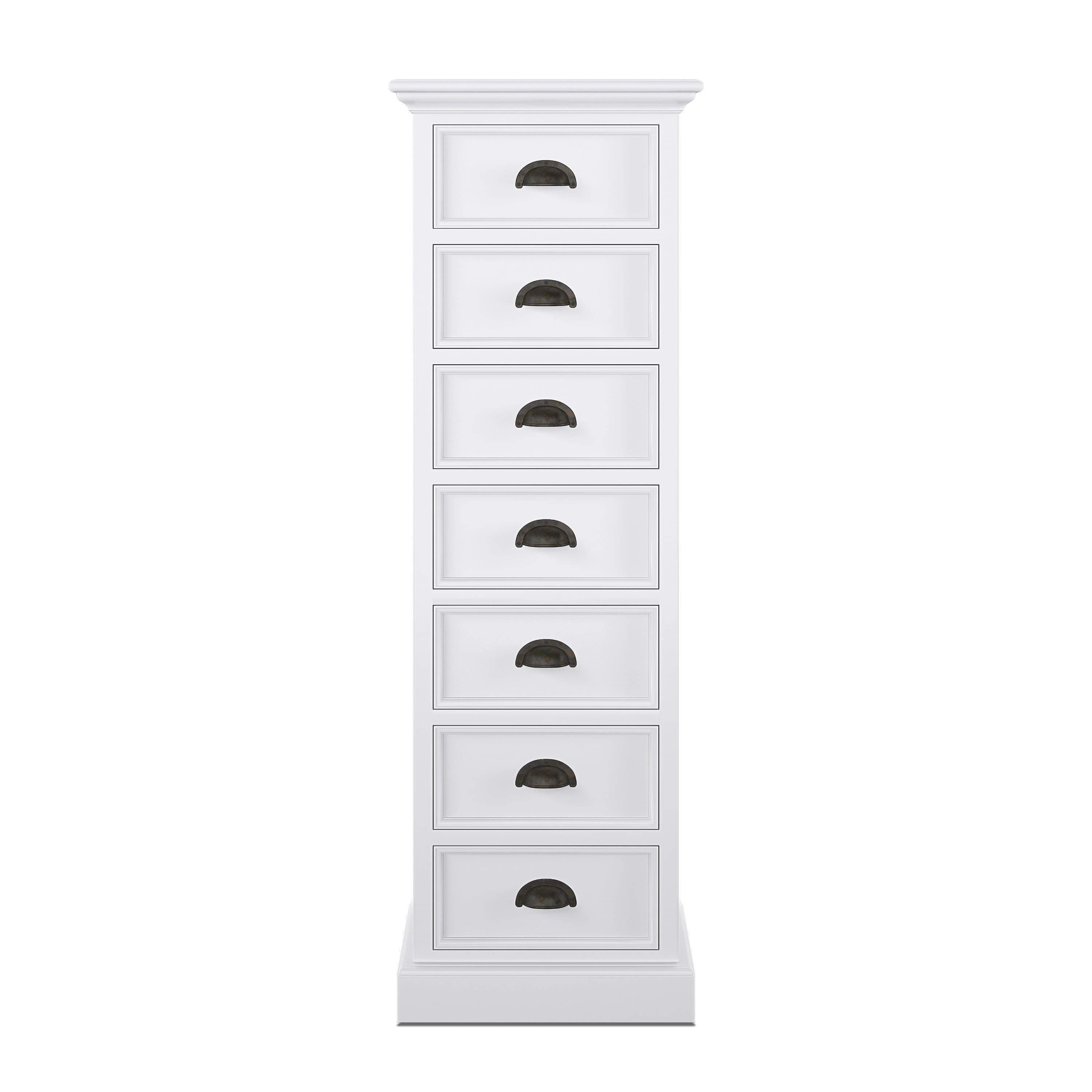Halifax Storage Unit 7 Drawers - White-Chest-by NovaSolo-I Wanna Go Home