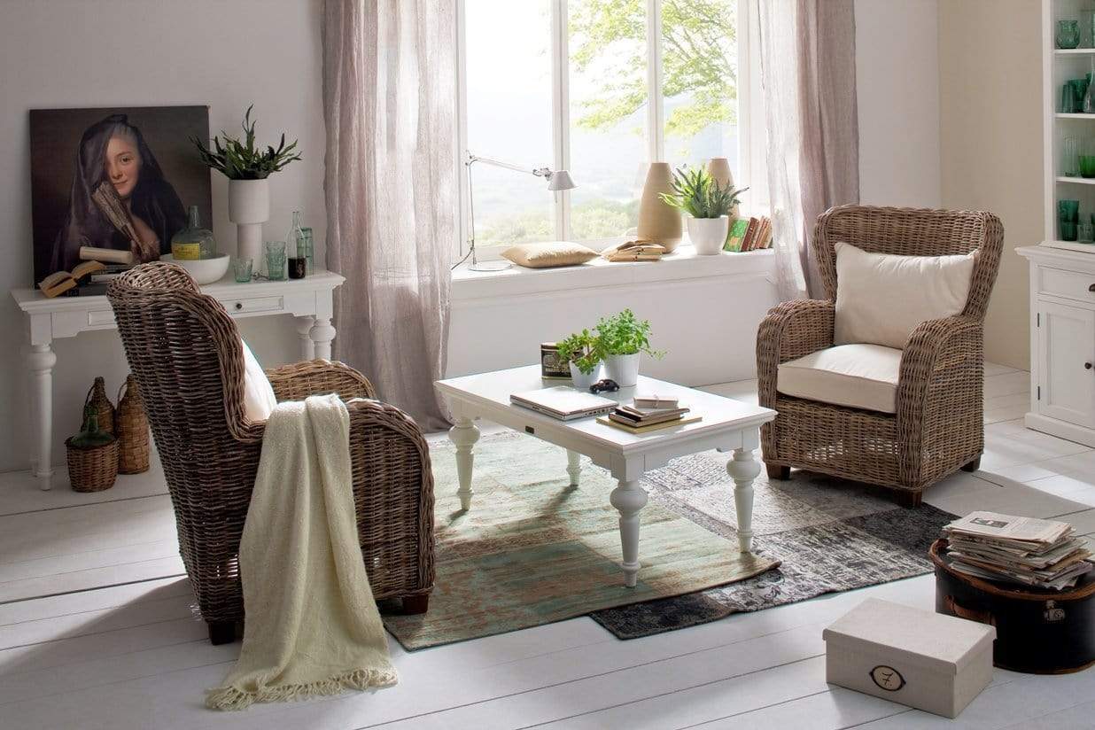 Provence Rectangle Coffee Table - White-Coffee Table-Novasolo-I Wanna Go Home