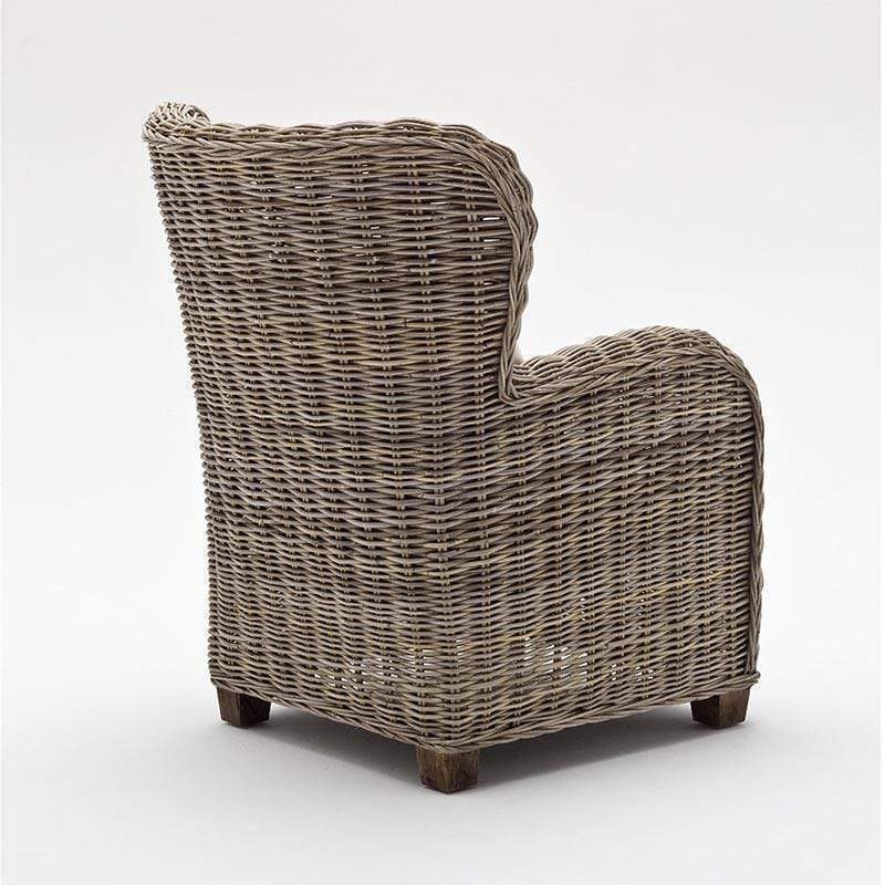 Queen Kubu Rattan Arm Chair-Chair-Novasolo-I Wanna Go Home