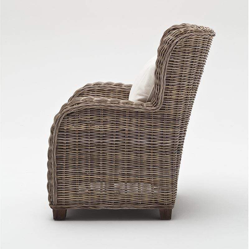 Queen Kubu Rattan Arm Chair-Chair-Novasolo-I Wanna Go Home