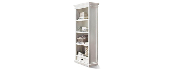 White-French-Provincial-Bookcase