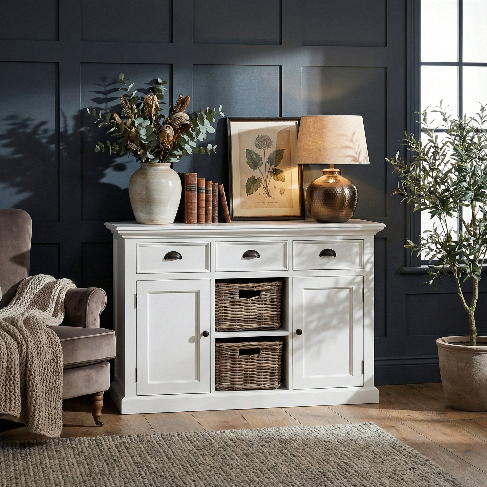 Halifax Buffet / Sideboard - White