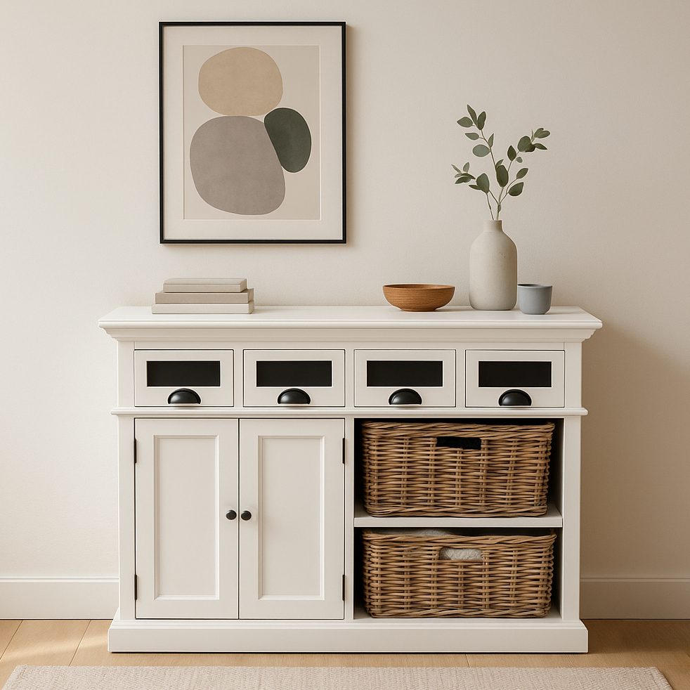 Halifax Kitchen Buffet - White