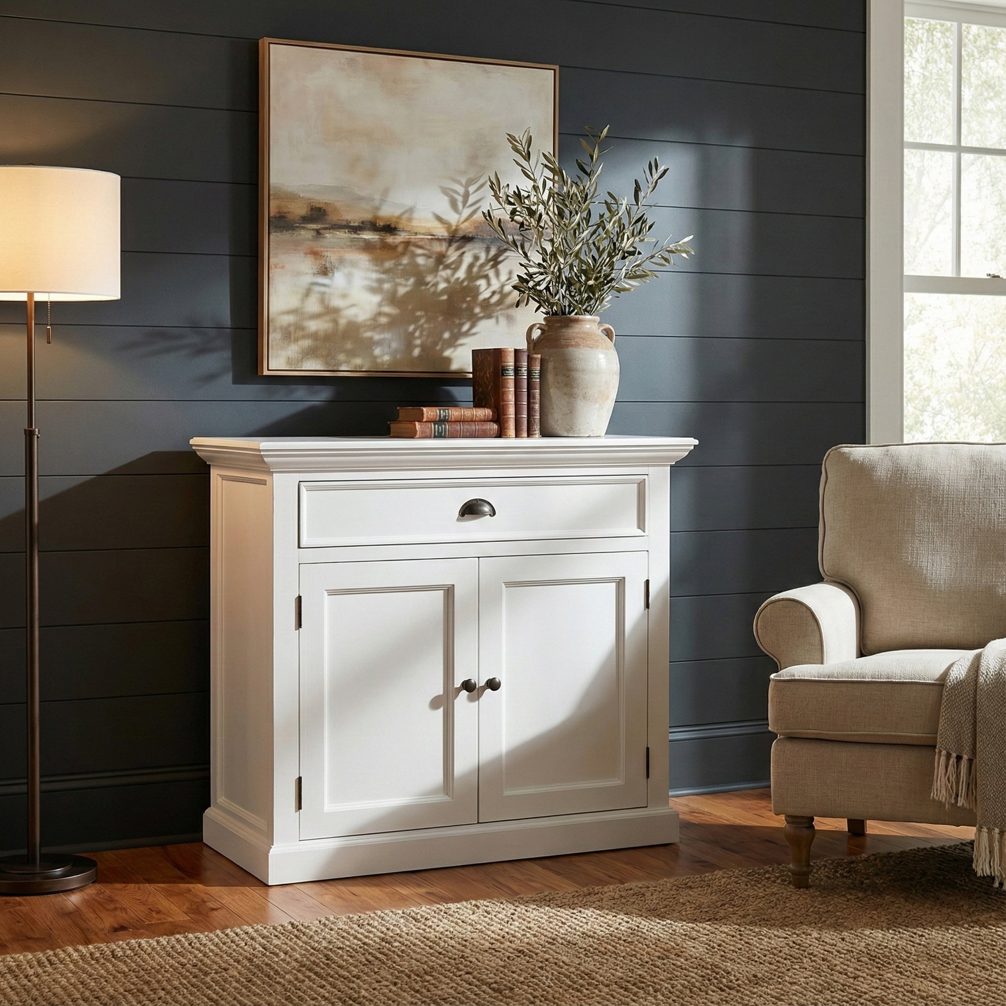 Halifax Small Buffet - White