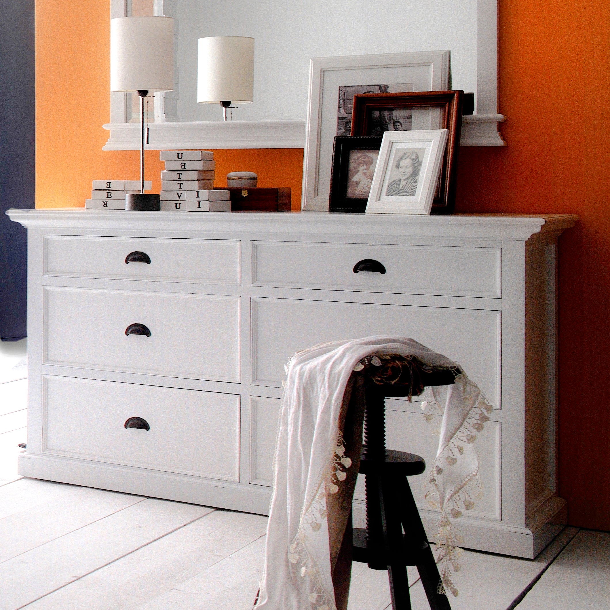 Halifax Bedroom Dresser - White