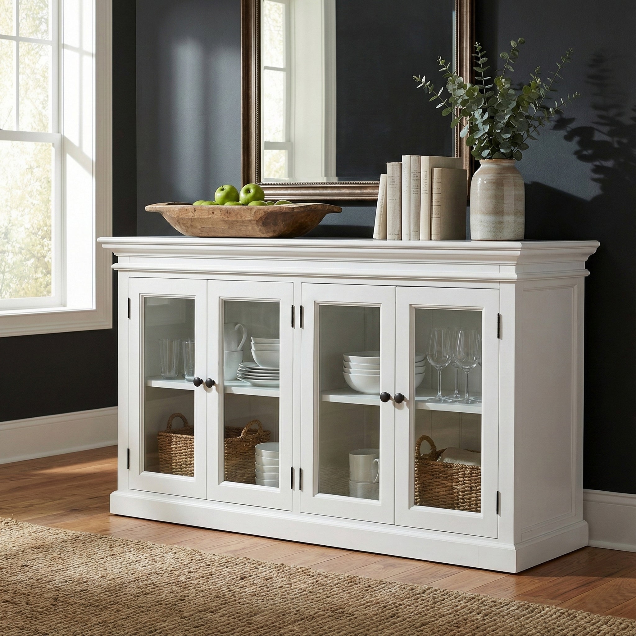 Halifax 4 Door Sideboard - White