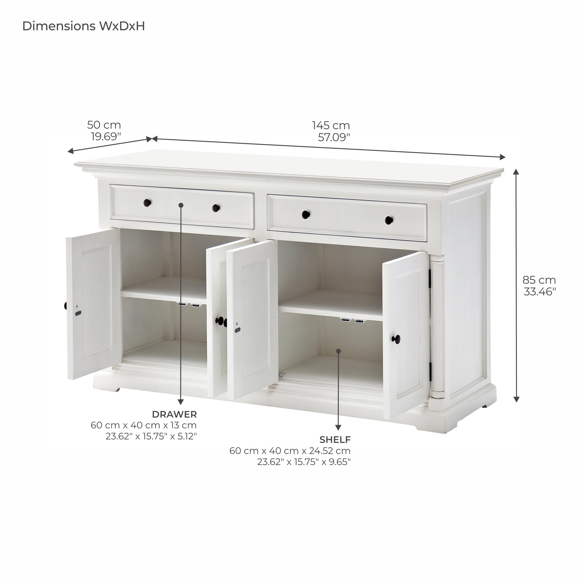 Provence Buffet - White