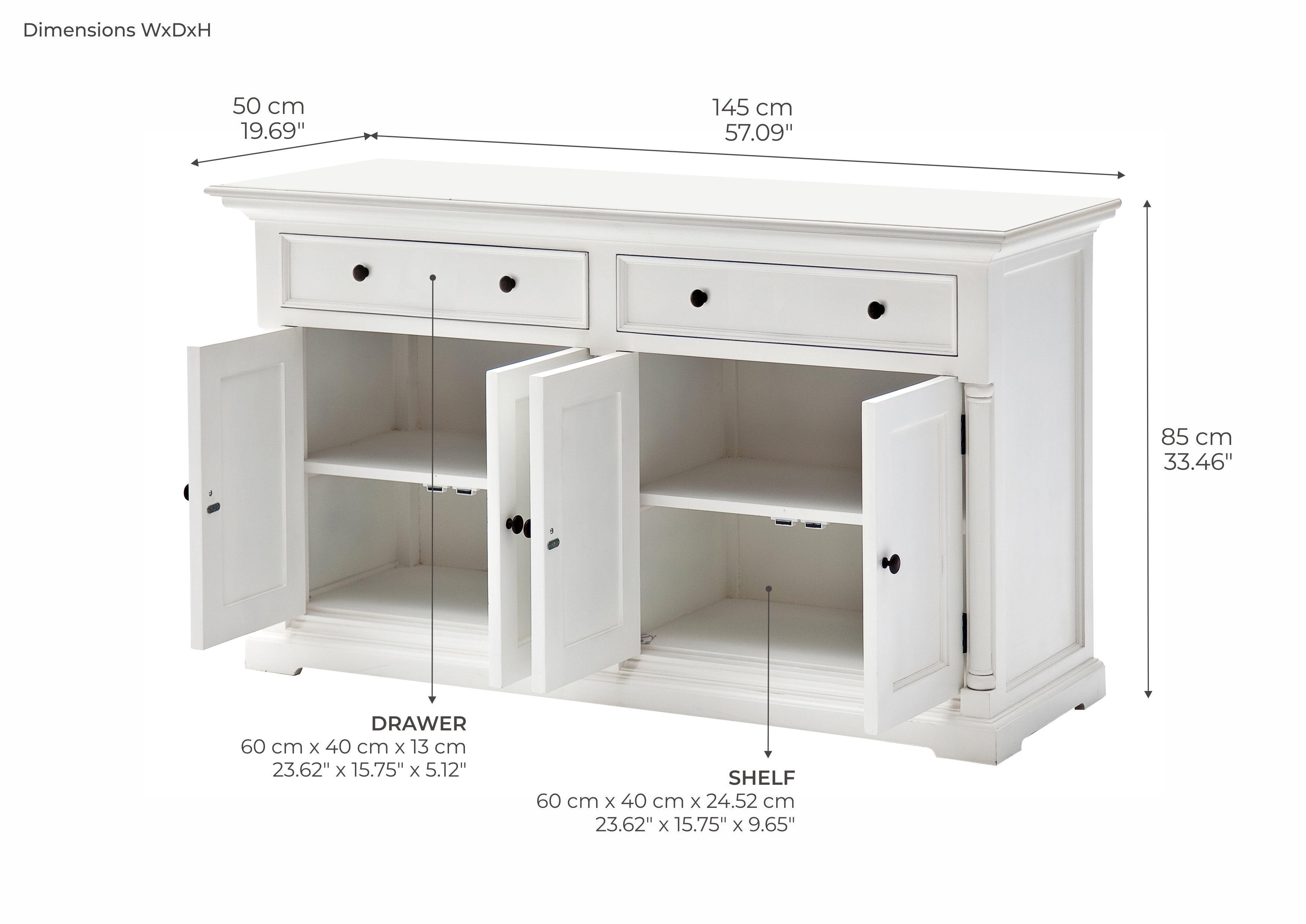 Provence Buffet - White