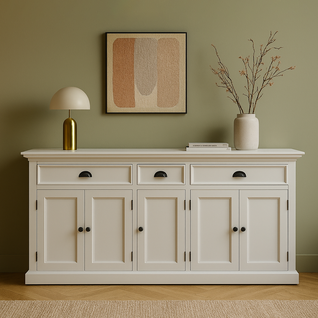 Buffet with 3 Drawers and 5 Doors