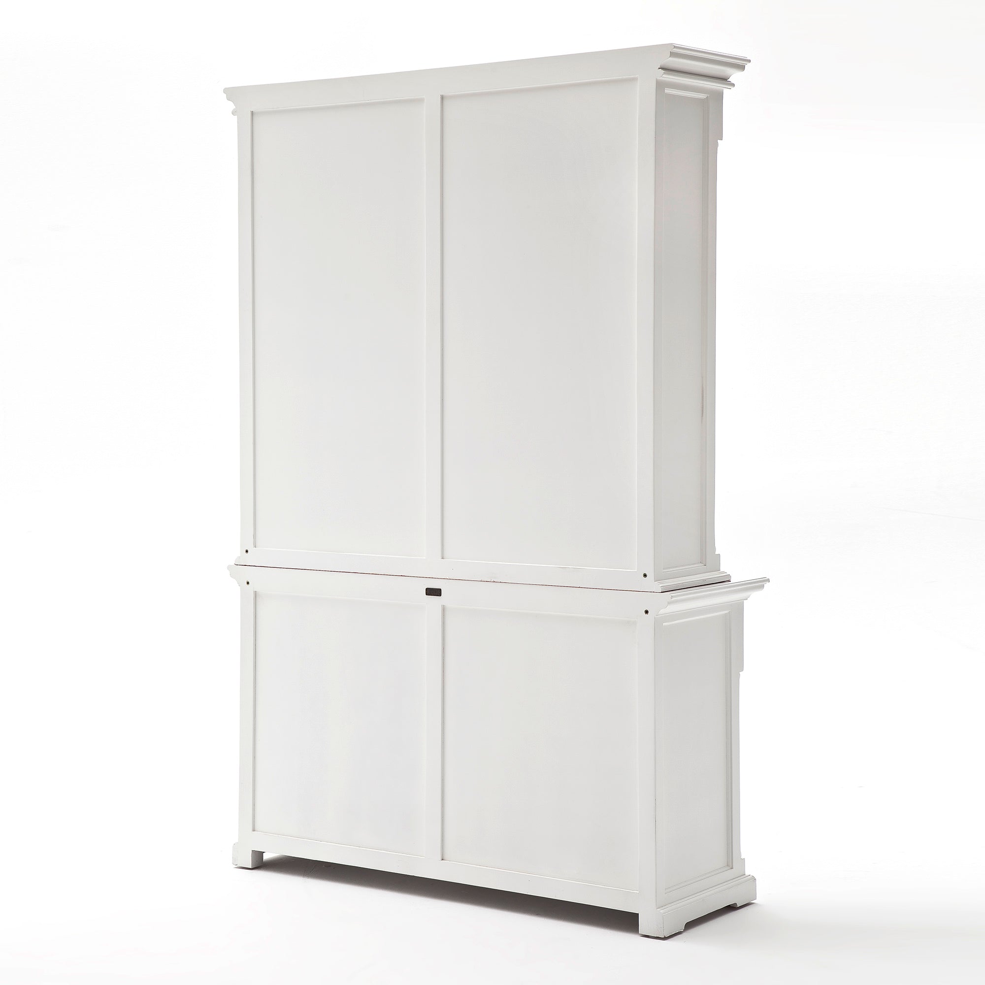 Provence Buffet and Open Hutch Cabinet - White