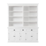 Hutch Cabinet with 5 Doors 3 Drawers
