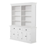 Hutch Cabinet with 5 Doors 3 Drawers