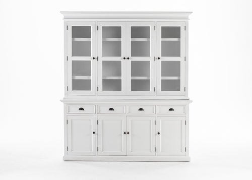 Buffet Hutch Unit with 4 Glass Doors