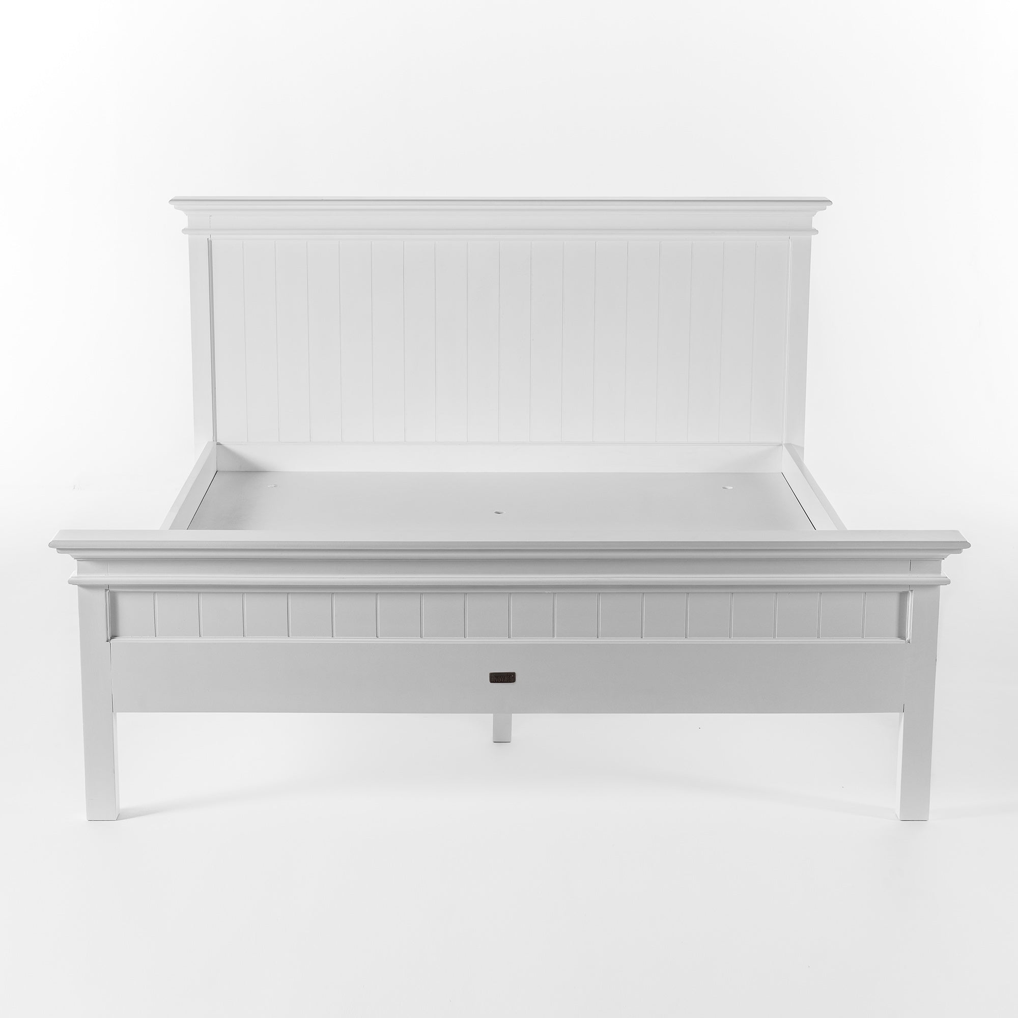 Halifax King Bed with Footboard - White