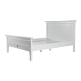 Halifax Queen Bed with Footboard - White