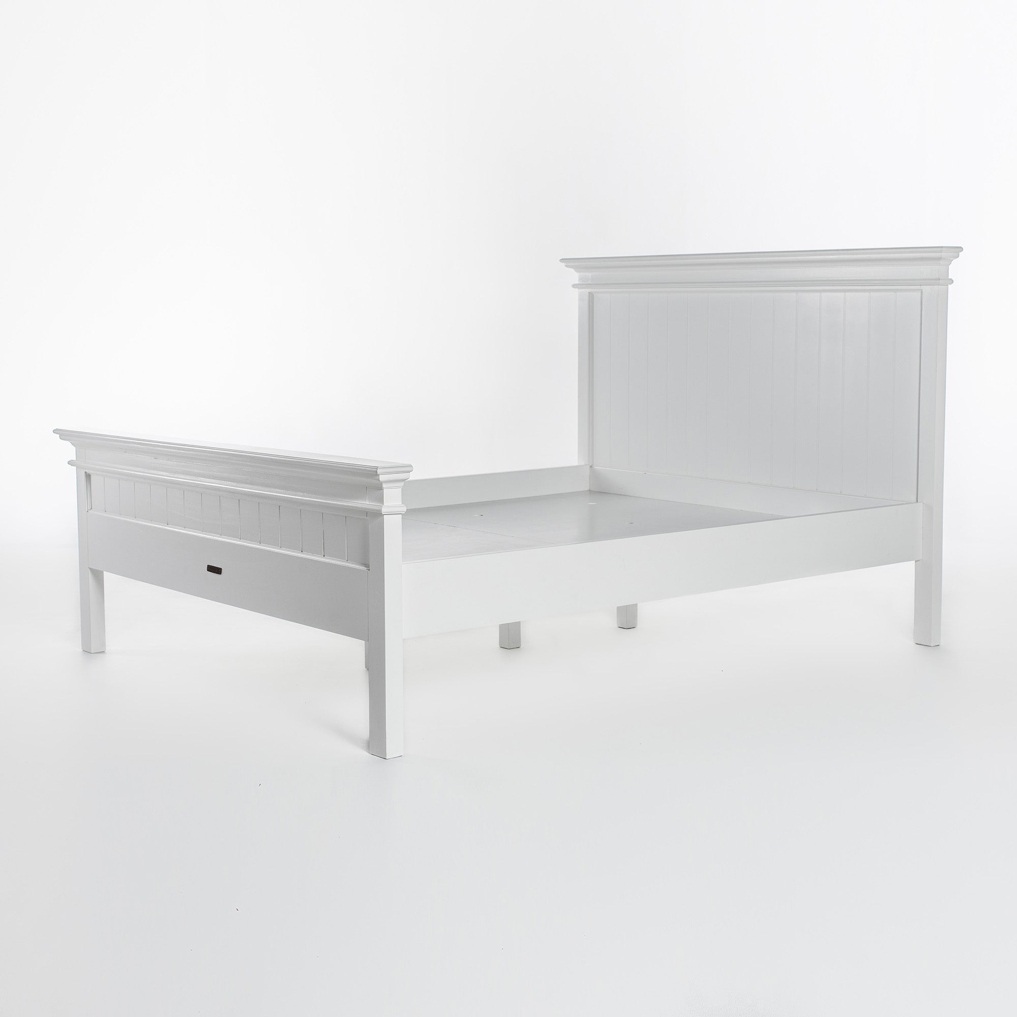 Halifax Queen Bed with Footboard - White