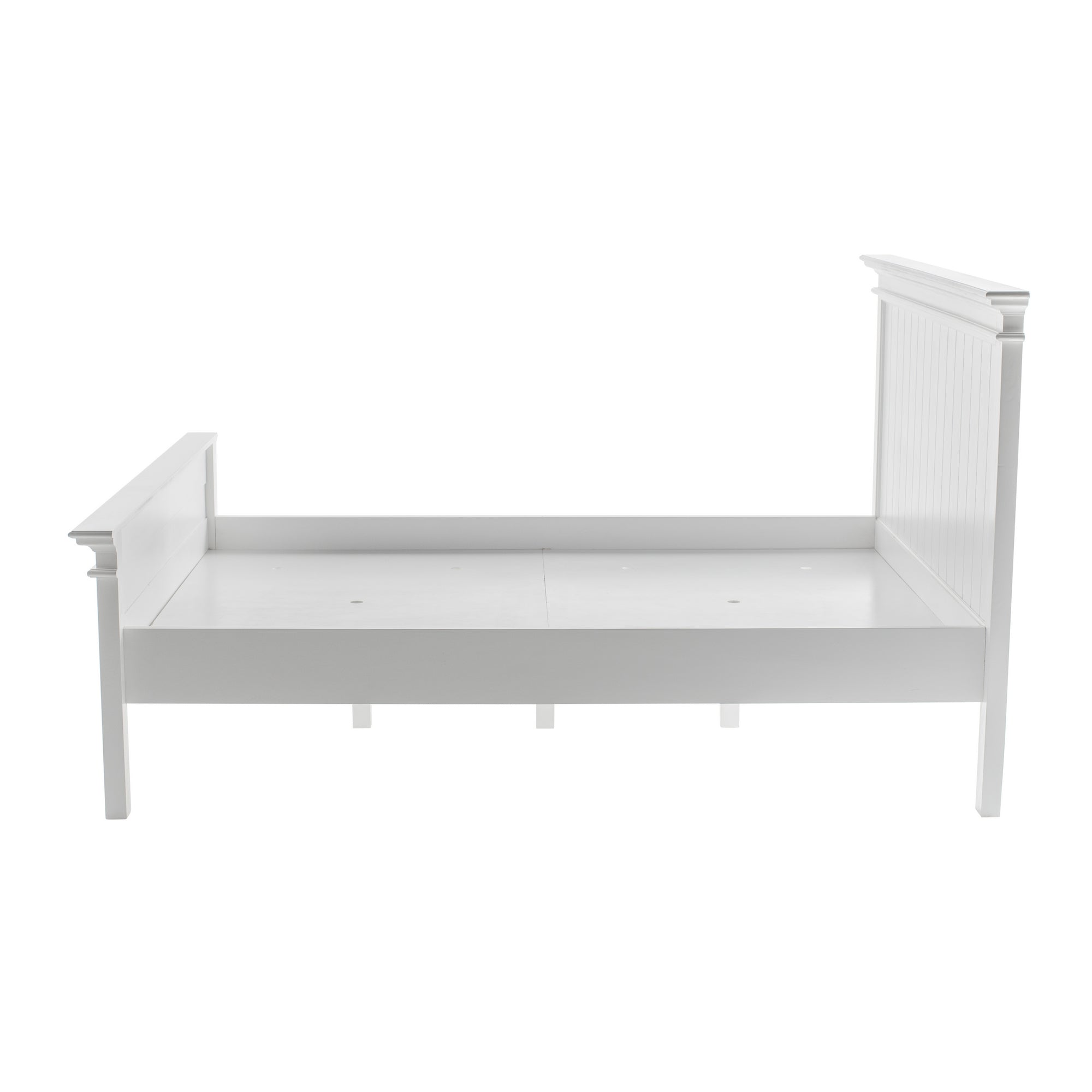 Halifax Queen Bed with Footboard - White