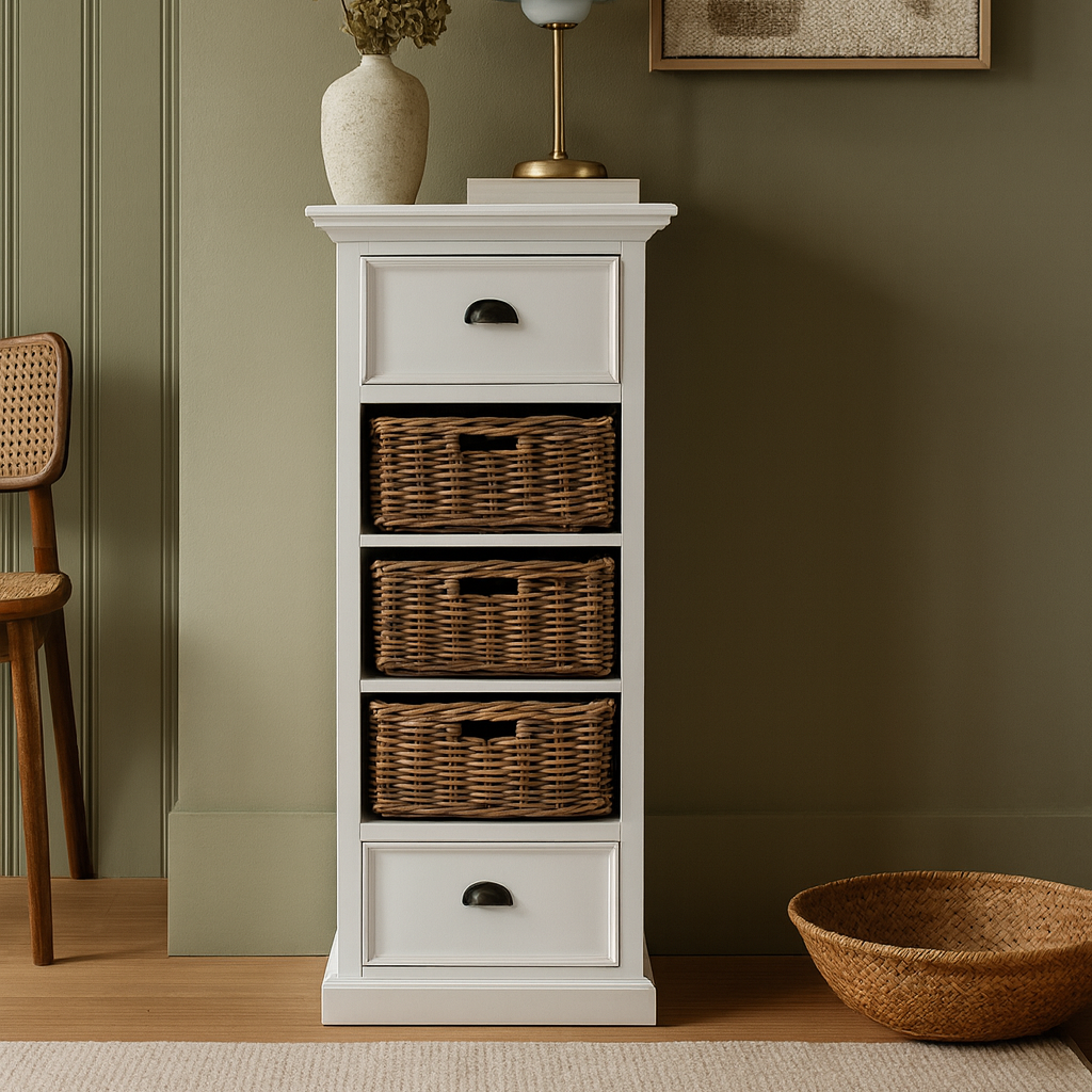 Storage Unit with Basket Set