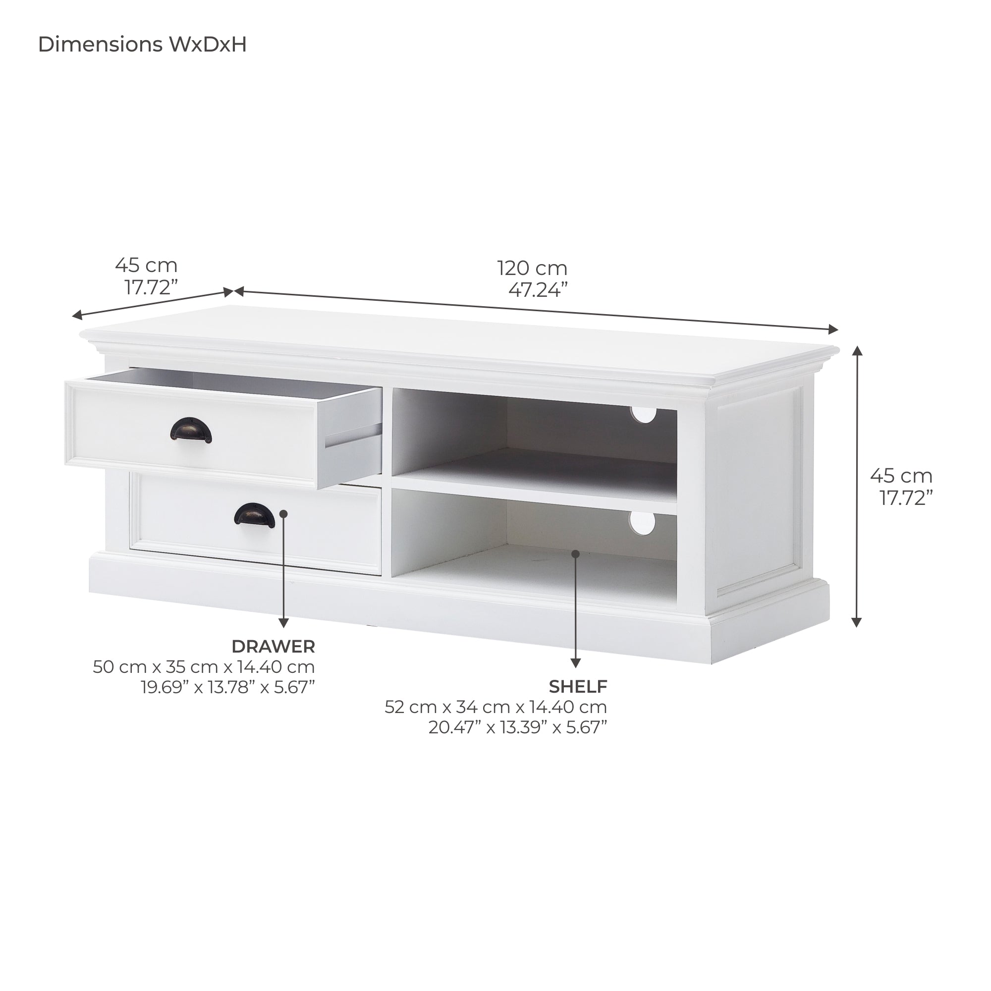 Halifax Lowline ETU 120cm - White