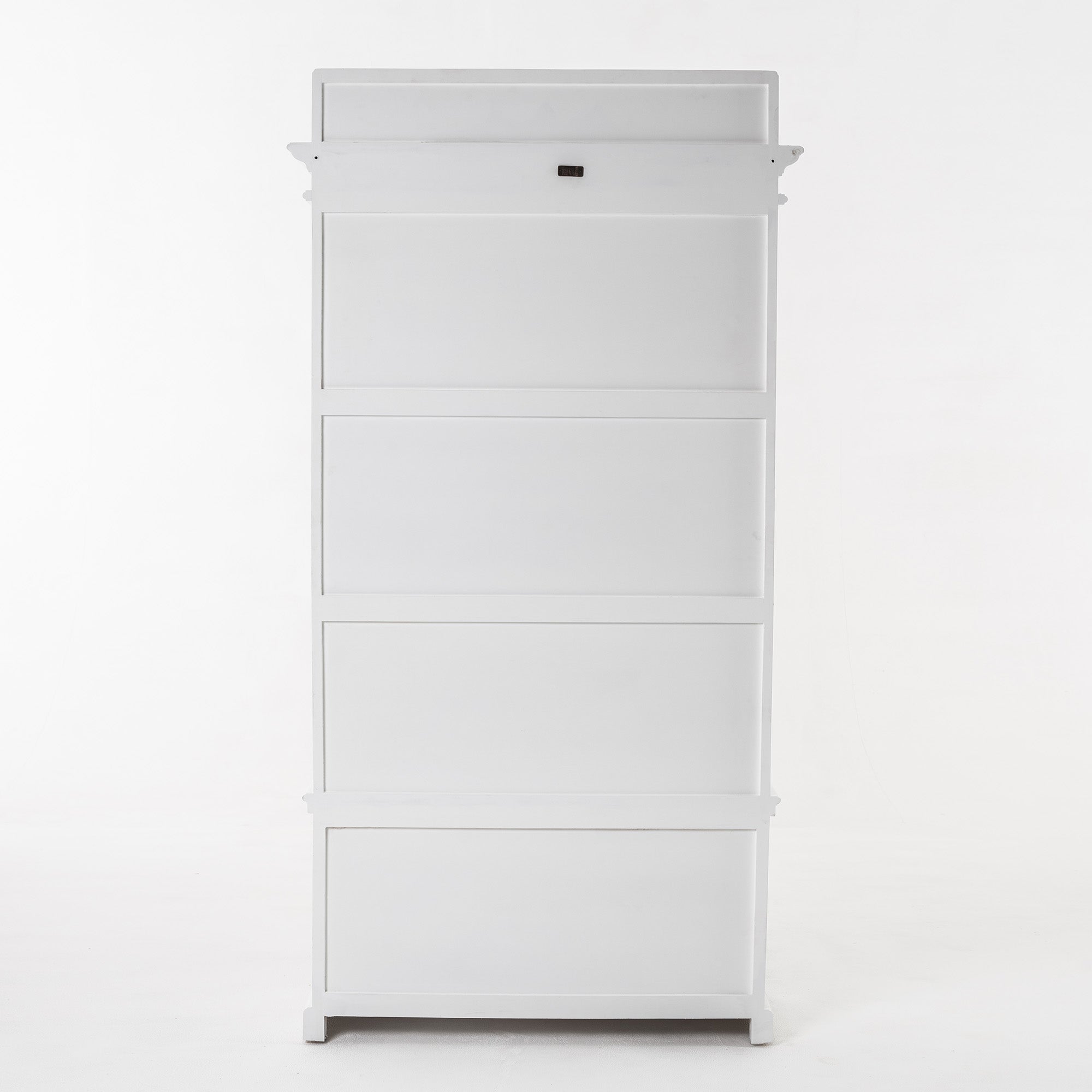 Halifax Coat Hanger Unit With Baskets - White