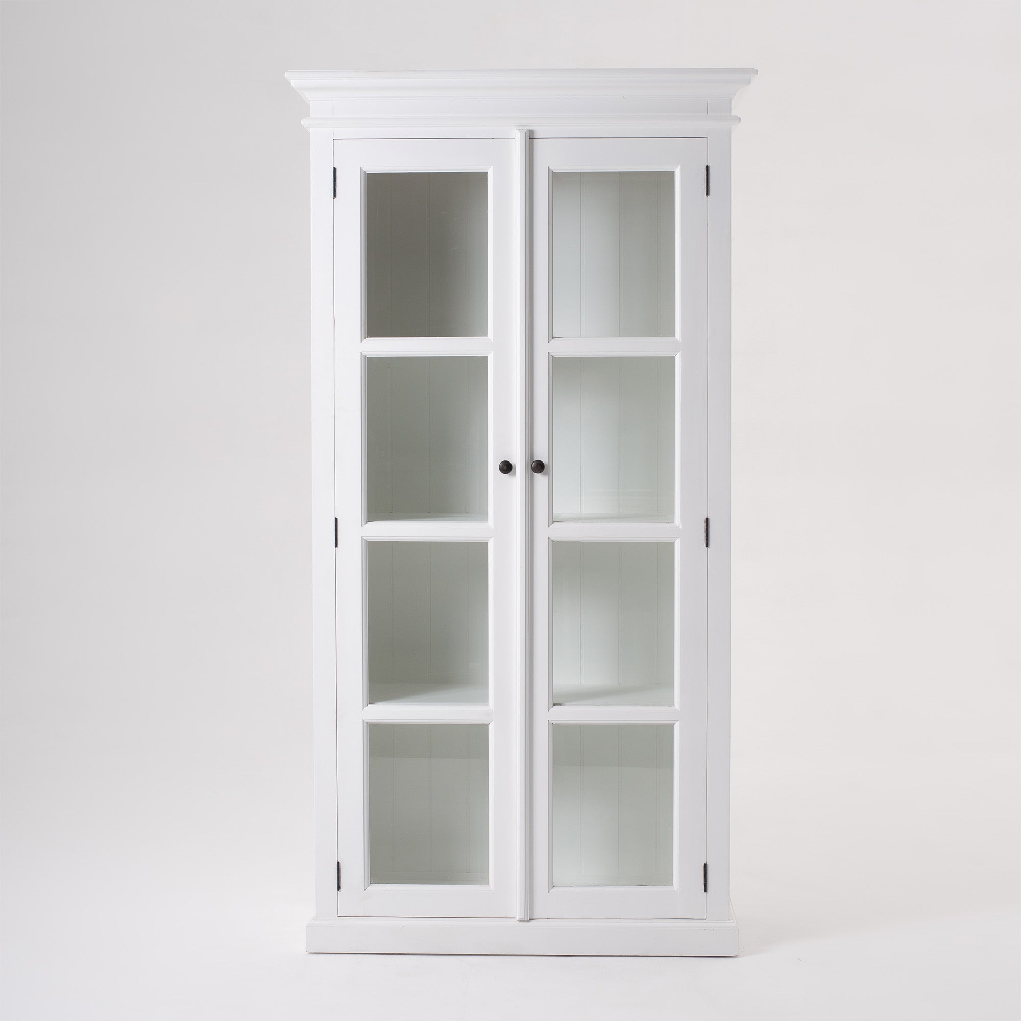 Halifax Double Vitrine - White