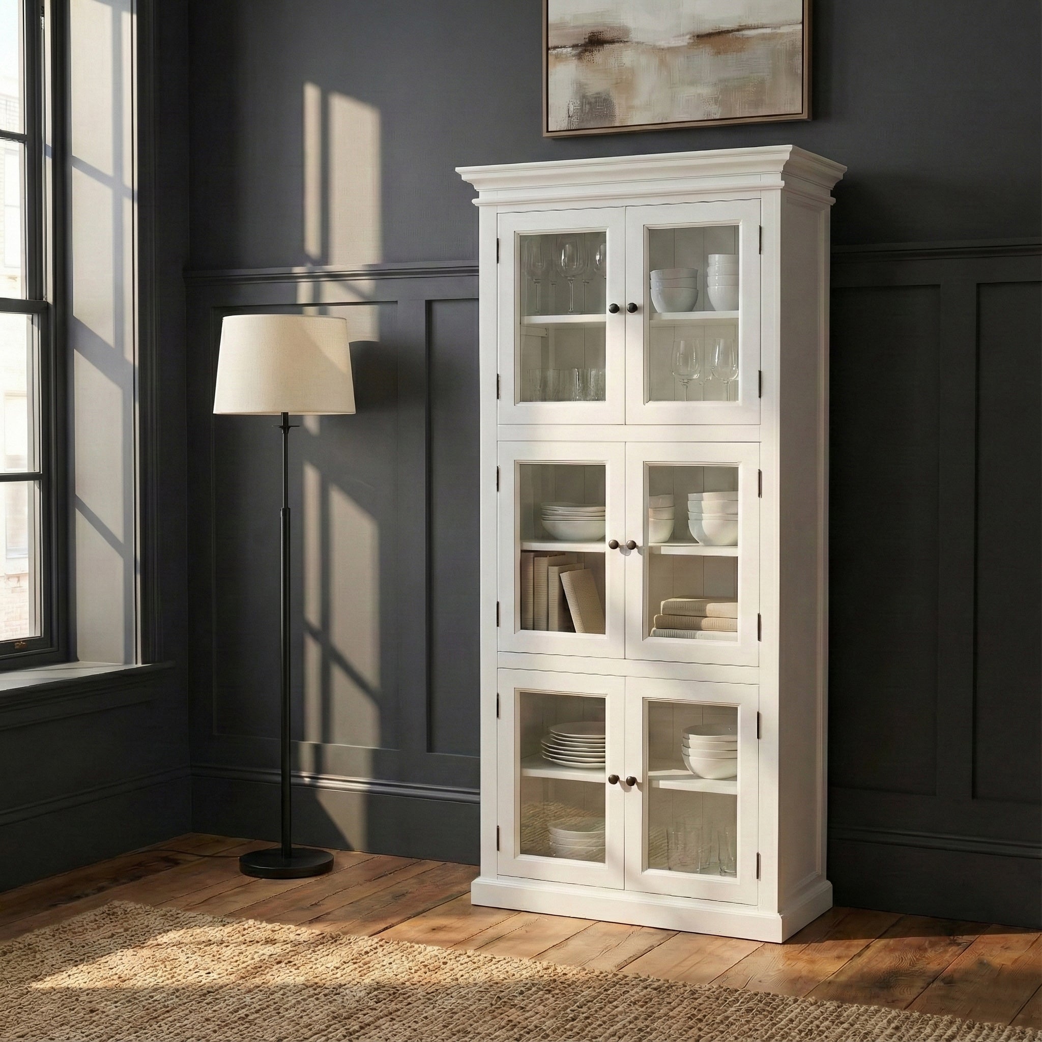 Halifax Medium Cabinet - White